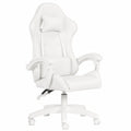 Sedia Gaming Apollo Ergonomica con Schienale Inclinabile, Braccioli Regolabili, Supporto Lombare e Collo, Rotazione 360°, Design Contemporaneo, Montaggio Semplice, Cuscini Bianchi Inclusi