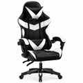 Sedia Gaming Ergonomica Baroni Home con Schienale Regolabile e Cuscino Lombare