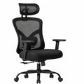 Sedia ufficio ergonomica NOBLEWELL con supporto lombare e braccioli 2D