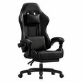 Sedia da Gaming Ergonomica con Poggiapiedi Estensibile e Supporto Lombare
