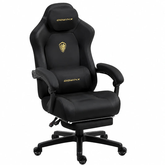 Sedia Gaming Ergonomica Dowinx con Supporto Lombare e Poggiapiedi
