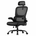 Sedia Ergonomica da Ufficio SONGMICS con Braccioli Pieghevoli e Supporto Lombare